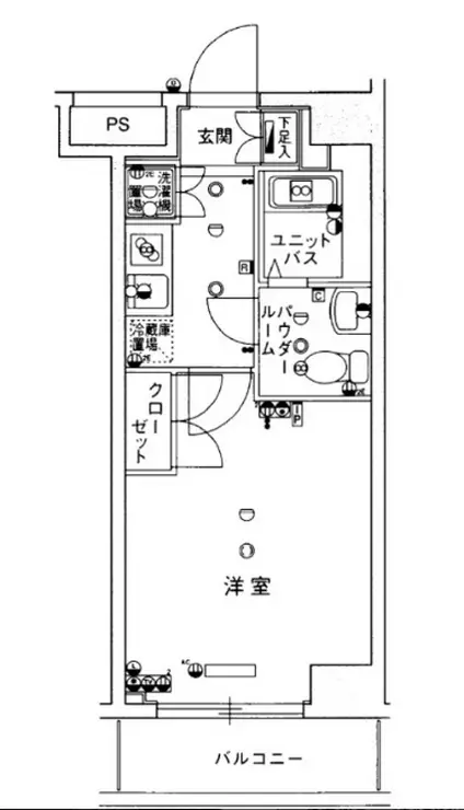 スカイコートヌーベル巣鴨 2階階 間取り