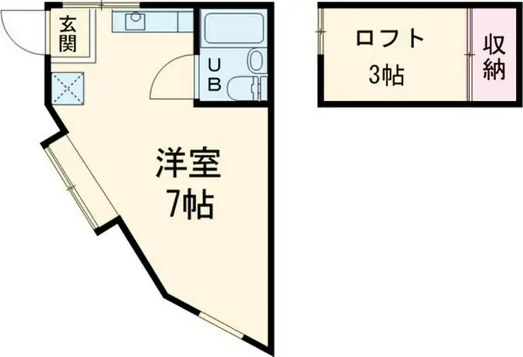 ホワイトハウス日野 2階階 間取り