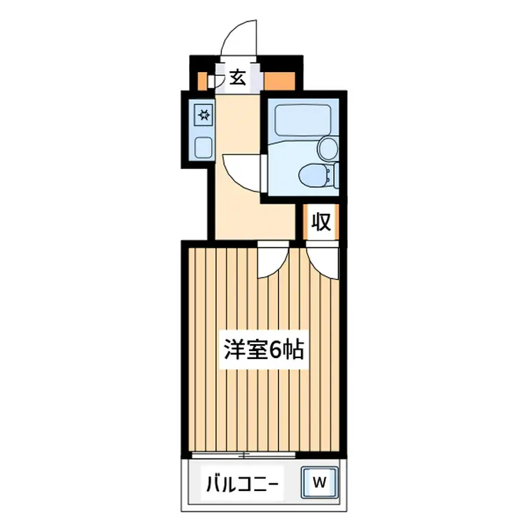 エヴェナール横浜 4階階 間取り