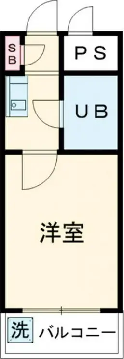 ユースフル駒沢大学 2階階 間取り