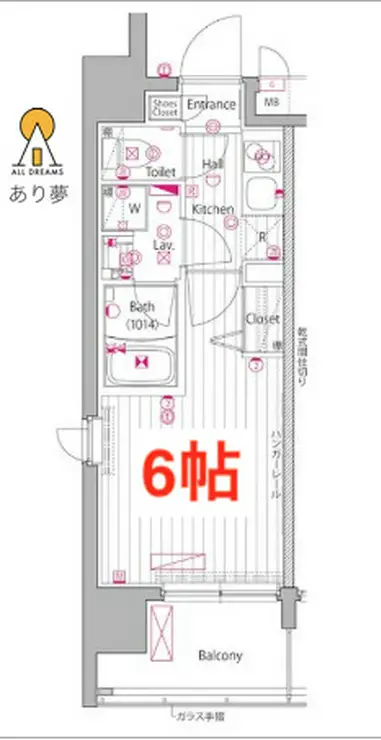 ガーラ・ステーション横濱阪東橋 3階階 間取り