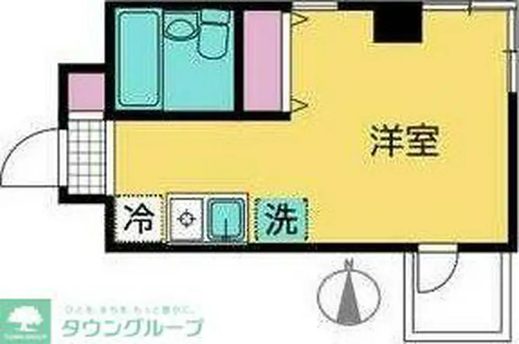 ドミネ21台町 2階階 間取り