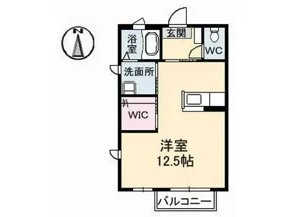 STAGEA(ワンルーム/2階)の間取り写真