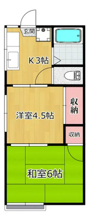 メゾン鷺沼 2階階 間取り