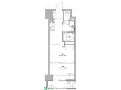 NK氷川マンション(1LDK/3階)の間取り写真