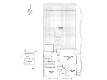 SOCIETY中野富士見町(2LDK/6階)の間取り写真