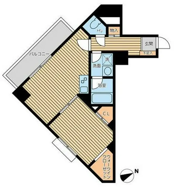 クリオ王子神谷弐番館 7階階 間取り