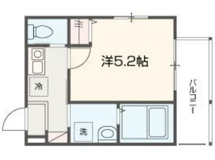 メルディア小手指(1K/1階)の間取り写真