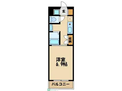 CS3 KANEKO(1K/2階)の間取り写真