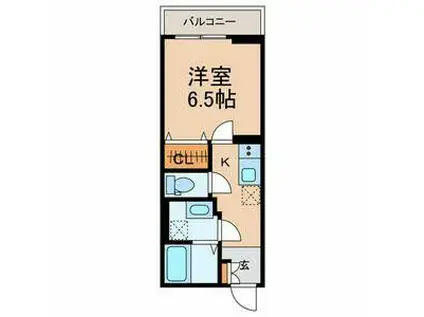 アーバンライフ津田沼(1K/1階)の間取り写真