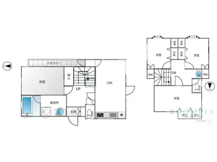 プティハウス中目黒(4LDK/2階)の間取り写真