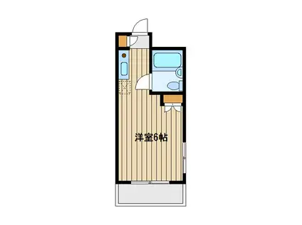 プチ・シャトウ(ワンルーム/B1階)の間取り写真