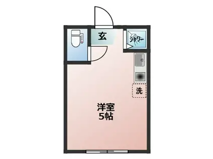 ユニタウン十条(ワンルーム/1階)の間取り写真