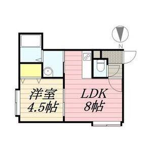 フェリス23(1LDK/3階)の間取り写真