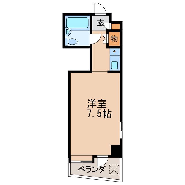 リアライズ錦(ワンルーム/9階)の間取り写真