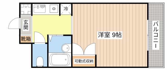 J&KS FAVORITE(1K/4階)の間取り写真