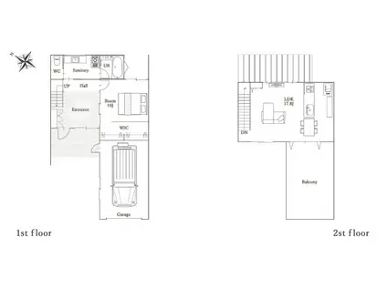IBASE - LUXURY. - KISARAZU(1LDK/1階)の間取り写真