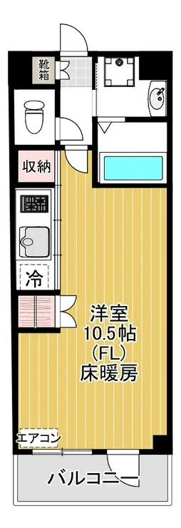 ラメールマエジマ 3階階 間取り