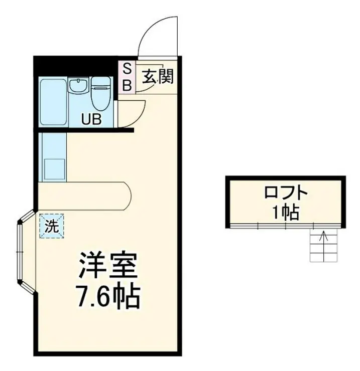 ベルピア弘明寺II 1階階 間取り