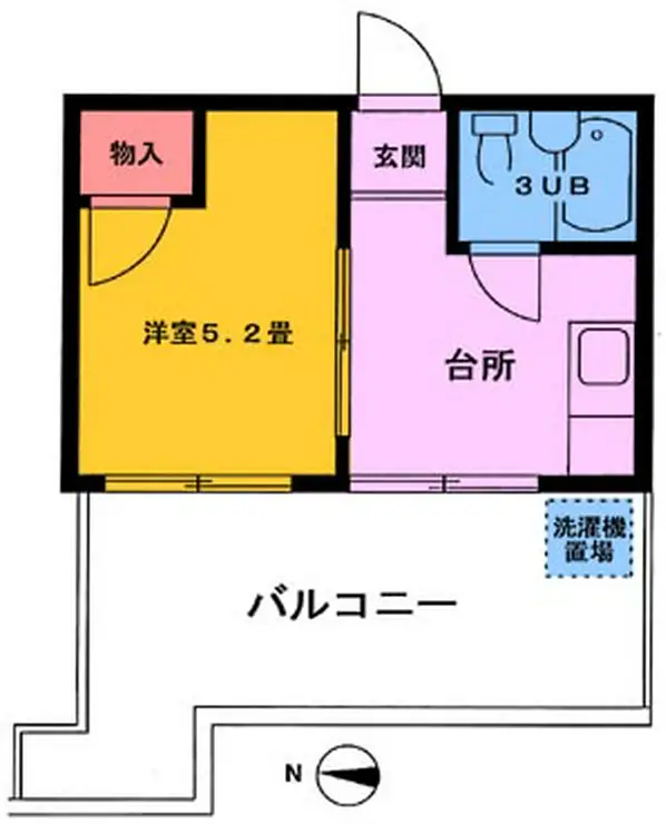 門前仲町リバーハイツ 6階階 間取り