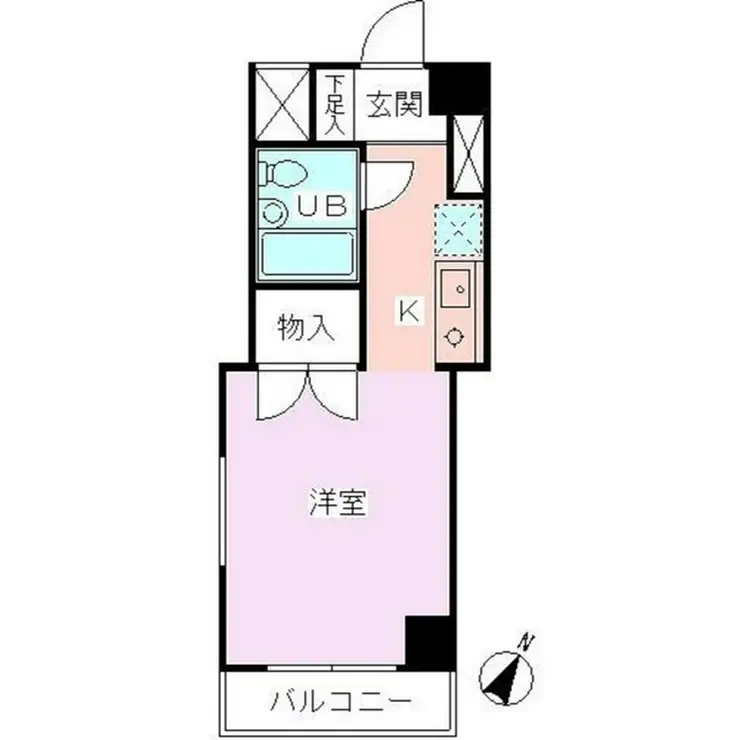 サンフィッシュハイム山手 2階階 間取り