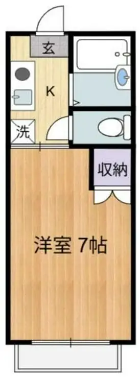 ペアーズ調布 2階階 間取り