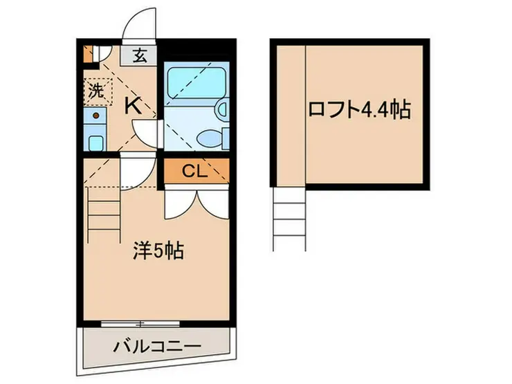 リシェス広野台 1階階 間取り