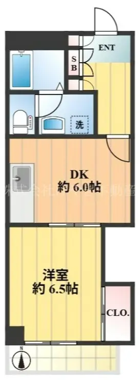 小豆沢2パレス 4階階 間取り