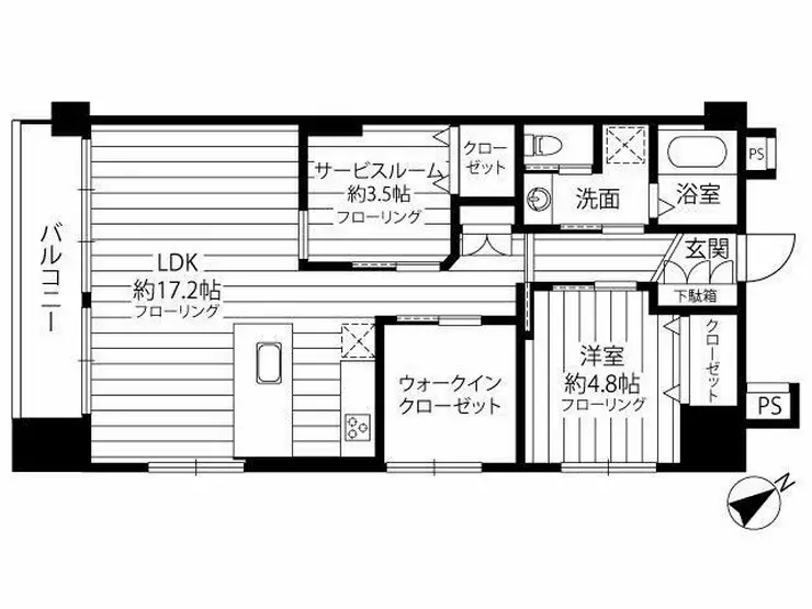 新幸マンション 2階階 間取り