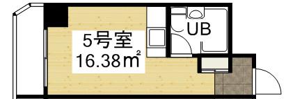 リアライズ福山(ワンルーム/5階)の間取り写真