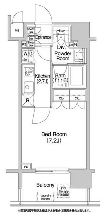 コンフォリア神楽坂DEUX 2階階 間取り