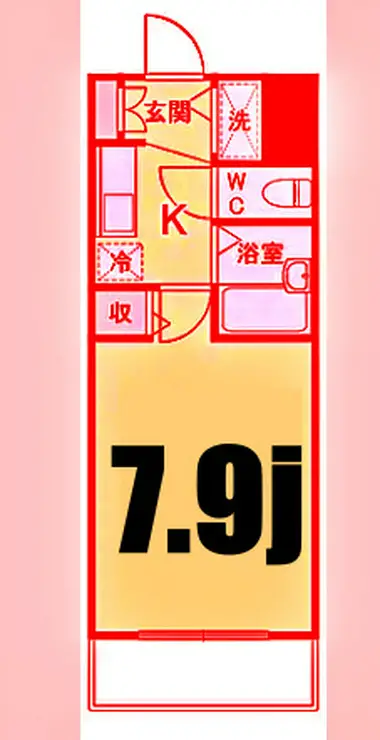 GROWS横浜妙蓮寺 1階階 間取り