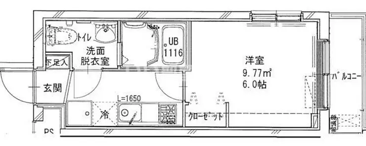 ベアー横山 3階階 間取り