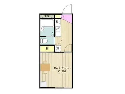 レオパレスエクセル原宿(1K/1階)の間取り写真