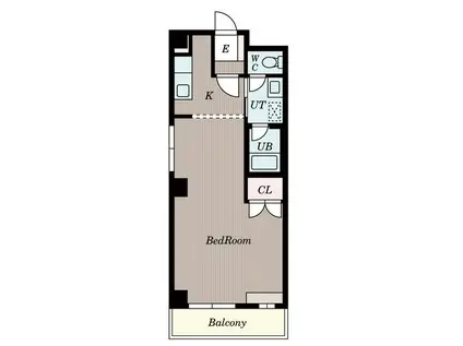 琴似1・6マンション(1LDK/4階)の間取り写真
