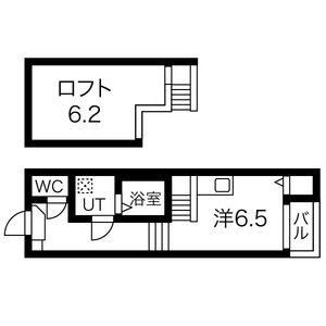 FLOURISH CLUB(1K/1階)の間取り写真