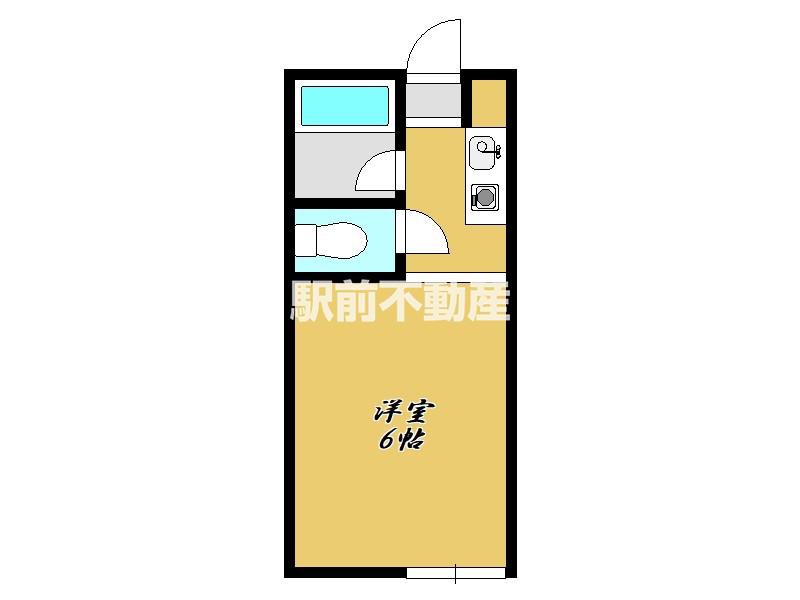 IL MARE(1K/2階)の間取り写真