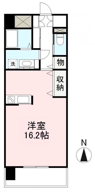 RICHEL(1K/2階)の間取り写真