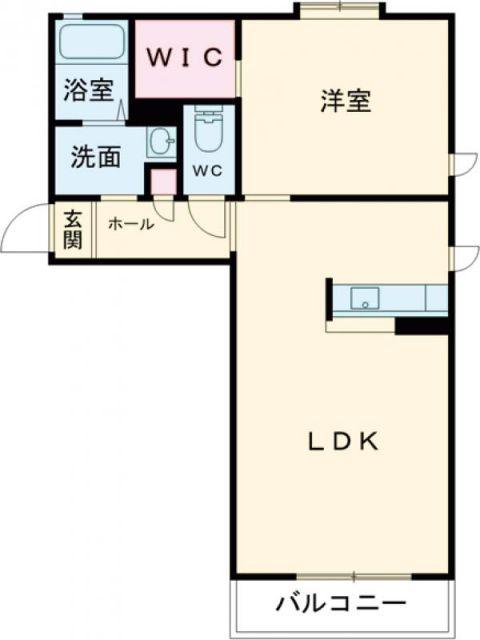 ハイエストメゾン山崎(1LDK/2階)の間取り写真