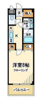 ルビサ―ジュ(1K/3階)の間取り写真