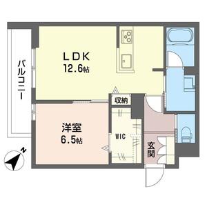 SHM アヴニール(1LDK/3階)の間取り写真