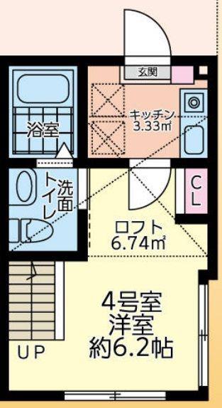 ショコラREZE(1K/1階)の間取り写真