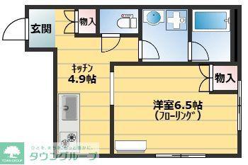 コーポ高橋(1K/3階)の間取り写真