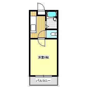 A-STYLE備前4(1K/1階)の間取り写真