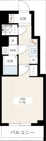 HYS三ノ輪(1K/3階)の間取り写真