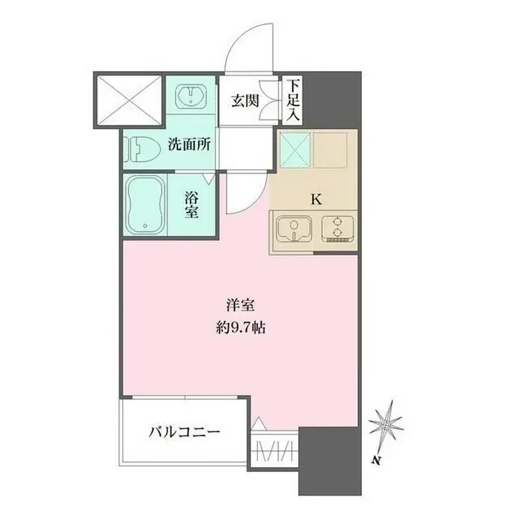 ラヴィーナ横浜 10階階 間取り