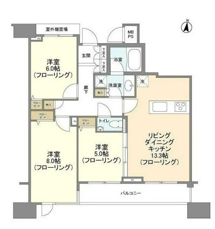 HF白金高輪レジデンス 10階階 間取り