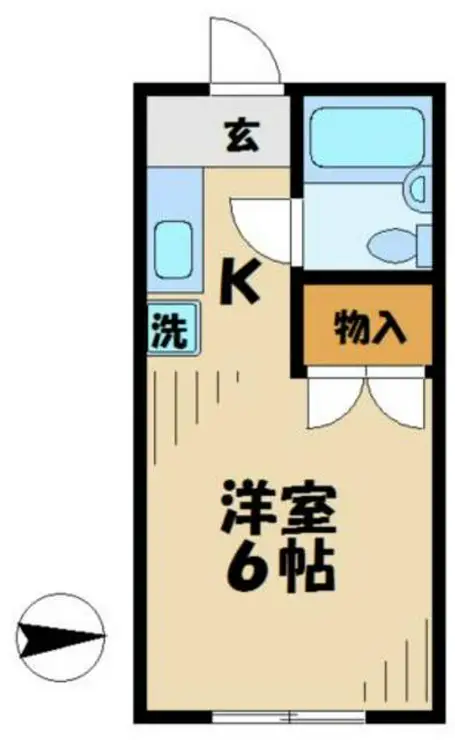 サンハイツクロダ 2階階 間取り