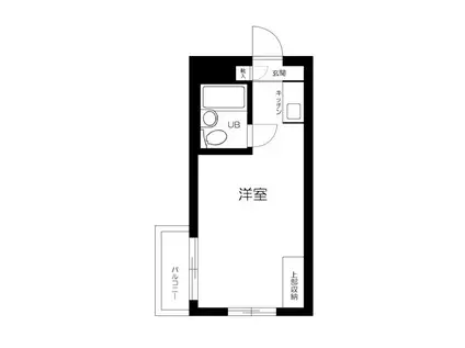 メゾン・ド・エテール(1K/1階)の間取り写真