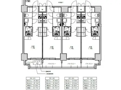 S-RESIDENCE高岳駅前AWAKE(1K/2階)の間取り写真